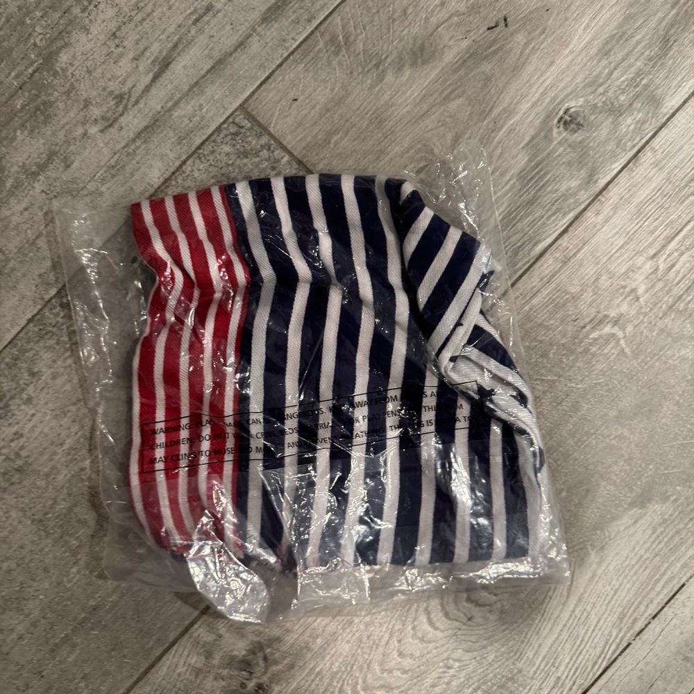 Patriotic Stars and Stripes Women infinity scarf - Picture 3 of 3